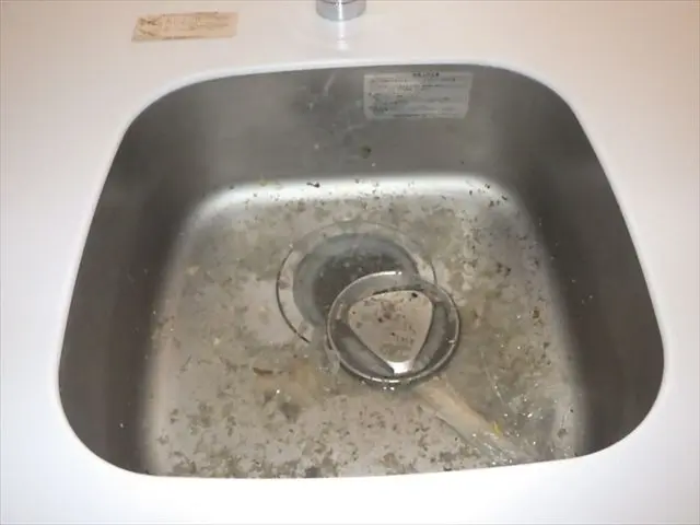 岡山市東区 戸建て キッチン流し つまり抜き